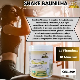 SHAKE AKMEL SABOR BAUNILHA 300g